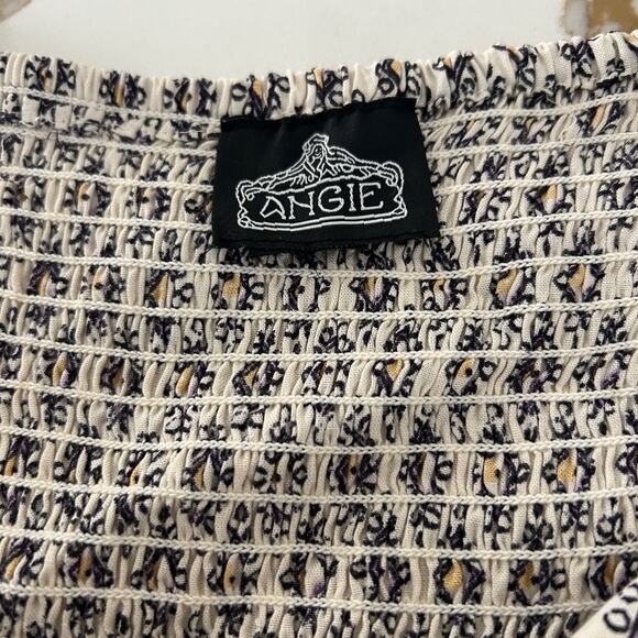 Angie Jumpsuit Romper Boho Wide Leg Smocked Spaghetti Strap Flowy Festival SZS - Picture 7 of 9